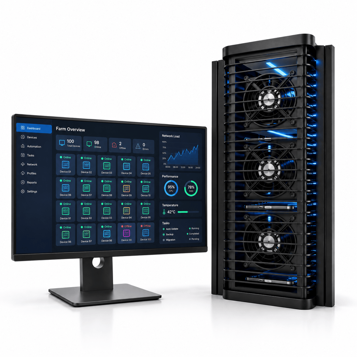 AY Farm bot computadora especializada | hasta 100 dispositivos - AY Farm Bot
